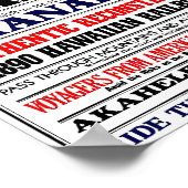 ボールドウィン機関車が乗るサトウキビ列車 ポスター (角)