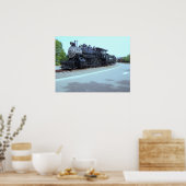 ボールドウィン機関車15号機 – ラーウェイバレーRR ポスター (キッチン)