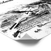 ボールドウィン機関車1872年ポスター ポスター (角)