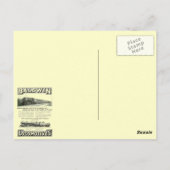 ボールドウィン蒸気機関車1924年の山型 ポストカード (裏面)