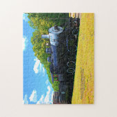 ボールドウィン2-8-0蒸気機関機関車 – 名前を追加 ジグソーパズル (縦)