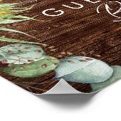 ボールドカントリー サンフラワー | ウッド ゲストブック サイン (角)