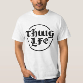ボールドゴシックレタリングのサグいライフスタイル Tシャツ