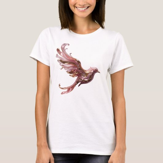 ボールドゴールド 不死鳥 灰の中から蘇る グラフィックTシャツ Tシャツ (正面)
