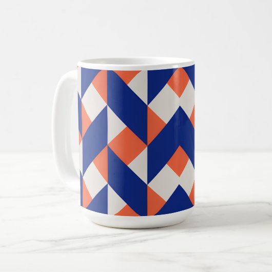 ボールドシェブロン コーヒーマグカップ (正面左)
