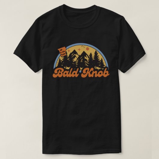 ボールドノブ、アーカンソー州 Tシャツ (デザイン正面)
