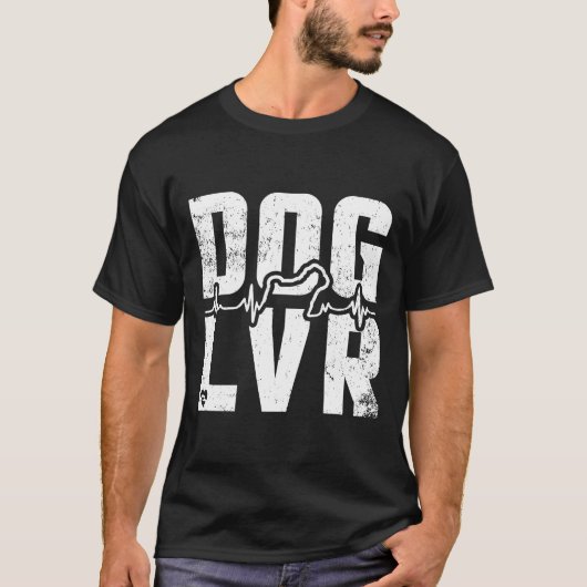 ボールドパグ犬ラバービートギフト Tシャツ (正面)