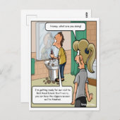 ボールドヘッド島のユーモアあふれるポストカード ポストカード (正面/裏面)