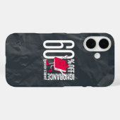 ボールドミニマリスト反無知本の引用 Case-Mate iPhoneケース (裏面 (横))
