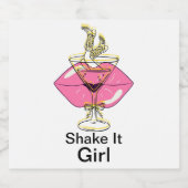 ボールドリップチック - スタイルを奏でて スパークリングワインラベル (シングルラベル)