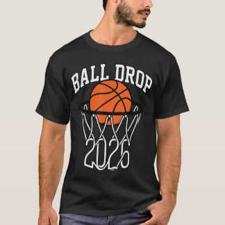 ボールドロップ2026バスケットボール新年少年 Tシャツ