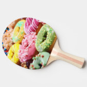 ボールドーナツを振る 卓球ラケット (横)