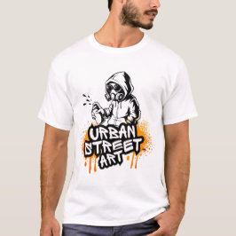 ボールド アーバン ストリート アート グラフィティ スタイル Tシャツ
