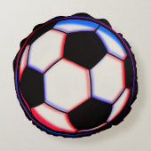ボールド サッカーボール 丸型 クッション (裏面)