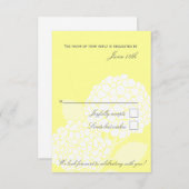 ボールド ハイドレンジアの出欠カード 出欠カード (正面/裏面)