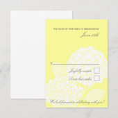 ボールド ハイドレンジア RSVP カード (正面/裏面)