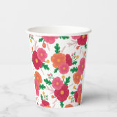 ボールド ブルームズ ペーパー パーティー カップ 紙コップ (裏面)