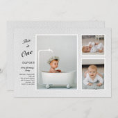 ボールド 3-フォト インビテーション (正面/裏面)