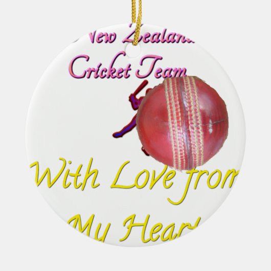 ボールニュージーランド セラミックオーナメント (正面)