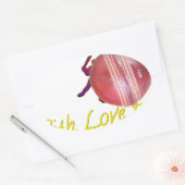 ボールニュージーランド 楕円形シール (封筒)