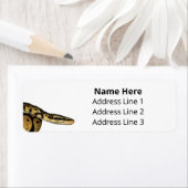 ボールパイソンペットスネーク差出人住所 ラベル (インサイチュ)