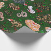 ボールパイソンモーフホリデー ラッピングペーパー (角)