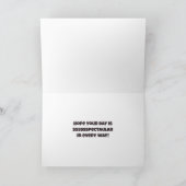 ボールパイソン 蛇、茶色とタン色のカスタマイズカード カード (内部)