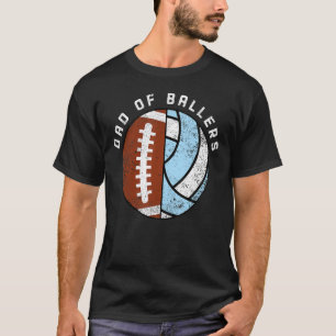 ボールパパのメンズサッカーバレーボールパパ Tシャツ