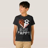 ボールパピースバスケットボールサッカー Tシャツ (正面フル)