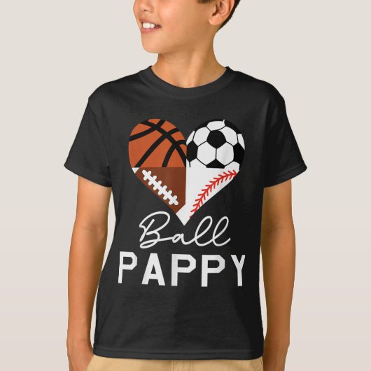 ボールパピースバスケットボールサッカー Tシャツ (正面)