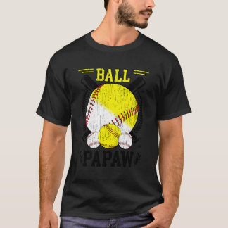 ボールパポソフトボール野球パポグランドパ Tシャツ