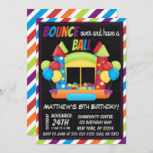 ボールピットおもしろいパーティの招待状子供の誕生日パーティー 招待状 (正面/裏面)