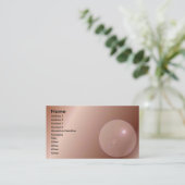 ボールプロファイルカード 名刺 (スタンド正面)