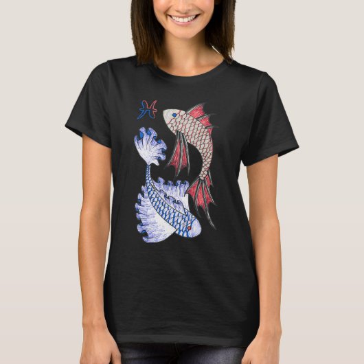 ボールペン うお座 Tシャツ (正面)