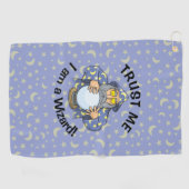 ボール付きウィザード ゴルフタオル (横)