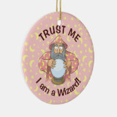 ボール付きウィザード セラミックオーナメント (右)