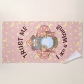 ボール付きウィザード ビーチタオル (正面)