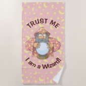 ボール付きウィザード ビーチタオル (正面)