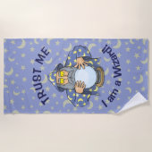 ボール付きウィザード ビーチタオル (正面)