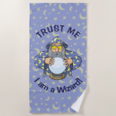 ボール付きウィザード ビーチタオル (正面)