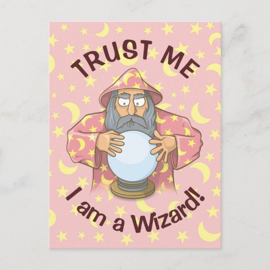 ボール付きウィザード ポストカード (正面)