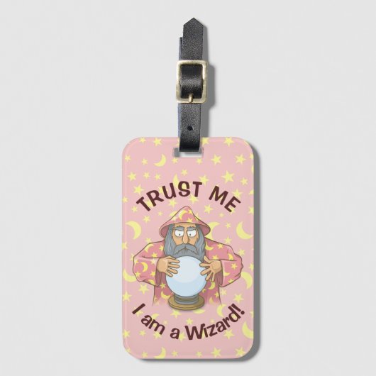 ボール付きウィザード ラゲッジタグ (正面縦)