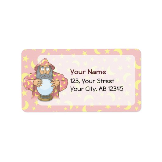 ボール付きウィザード ラベル (正面)