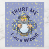 ボール付きウィザード ワインラベル (シングルラベル)