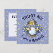 ボール付きウィザード 招待状 (正面/裏面)