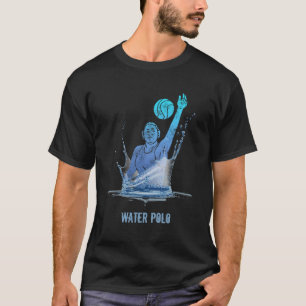ボール付きウォーターポロヴィンテージスポーツアスリート Tシャツ