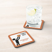 ボール付きバスケットボールカスタム選手 コースター (右側)