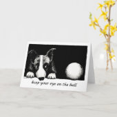 ボール保に目を向ける カード (黄色い花)