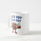 ボール全開の秋 コーヒーマグカップ (正面左)