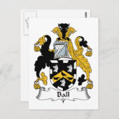 ボール家紋 ポストカード (正面/裏面)